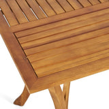 ZUN Outdoor Dining Table 59" Rectangular Wood Table 57488.00