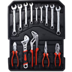 ZUN 969pcs Home Repair Tool Set for Men, Toolbox Storage Case with 4 Drawers, General Household Tool W465P193360