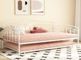Fox Twin Daybed with Twin Trundle, White B083P154255