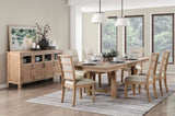 ZUN Light Oak Finish Beautiful Dining Chairs Set of 2pc, Upholstered Seat and Back Beige Fabric Rustic B011P238899