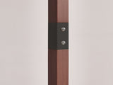 Solid Wood Freestanding Coat Rack with Rolling Wheels & Storage Basket, 27.56"15.75"70.87", Walnut W5368P553521