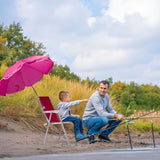 Folding Beach Chair with Umbrella Adults, Lightweight Porable Camping Chair with 265lbs Capacity 73014035