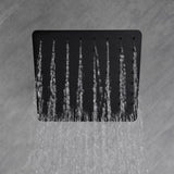 8 Inch High Pressure Rain Shower Head, 304 Stainless Steel Square Shower Head with Self-Cleaning 83314294