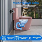 1.1/1.60 GPF Dual-Flush One Piece Toilet, Water-Saving Elongated Comfort Height Floor Mounted, W3192P277861
