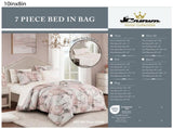 7-Piece Comforter Set Premium Polyester, Soft & Comfortable, Decorative, All-Season Bedding 08385948