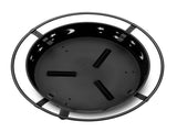 30IN Metal Fire Pit Black 80392062
