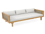CLAREMONT 3 SEATER DAYBED WITH RATTAN ARMS N770P205570L