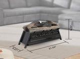 23 inch Electric Fireplace 3D Log set insert, Infrared Fireplace Heater for Indoor 17295693