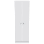 ZUN Multistorage Pantry Cabinet, Five Shelves, Double Door Cabinet -White B20091965