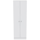 ZUN Multistorage Pantry Cabinet, Five Shelves, Double Door Cabinet -White B20091965