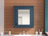 20" Wall Mounted Bathroom Storage Cabinet with Mirror, Medicine Cabinet with Height Adjustable N710P317680C