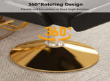 Professional Hydraulic Barber Chair - 360&deg Swivel with Adjustable Height, Stainless Steel W2700P318167