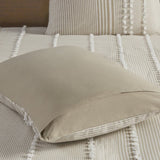 Full/Queen 3 Piece Cotton Yarn Dyed Duvet Cover Set B03595780
