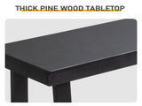 43.3 Inch Solid Wood Console Table for Entryway, Sofa Table Narrow Entryway Table for Hallway, 73212286
