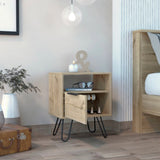 Vienna Nightstand, Shelves, Hairpin Legs B128P148824
