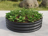 32.08"*11.4" Tall Round Raised Garedn Bed,Metal Raised Beds for Vegetables, Outdoor Garden Raised 19669079