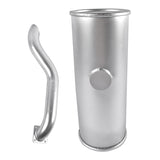 Muffler Silencer Replacement for Yanmar Engine 4TNV98 Takeuchi Excavator TL130 420*175mm 78495372