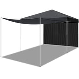 10x10FT pop up Canopy Tent with 2 sidewalls, Outdoor Canopy Tent for Parties 91136908