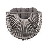 RESEDA SWIVEL PATIO EGG CHAIR 67931.00TPDGRY