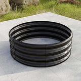 32.08"*11.4" Tall Round Raised Garedn Bed,Metal Raised Beds for Vegetables, Outdoor Garden Raised 19669079