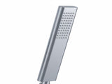 Male NPT Brushed Nickel Shower System, 12 Inch Shower Fixtures Rain Shower Head with Handheld Shower 73680087