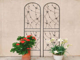 4 Pack Metal Garden Trellis 86.7" x 19.7" Rustproof Trellis for Climbing Plants Outdoor Flower W1586P268062