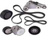 Idler Pulley Kit Serpentine Belt Tensioner Replacement for BMW Z4 X3 X5 E36 E39 E46 E53 88150777