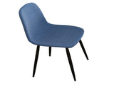 Modern Knit Fabric Dining Chairs with Iron Legs - Restaurant Seating, Comfortable Upholstered W2699P360247