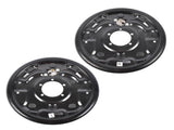 Pair of Driver and Passenger Side 12" Hydraulic Brake Backing Plate Compatible with 7,000 lb Trailer 63187696