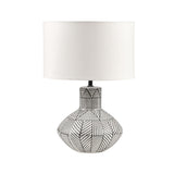 ZUN Boho Ceramic Table Lamp B03596582