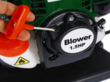 4-STROKE BACKPACK LEAF BLOWER,GAS 37.7cc,1.5HP 580CFM ,super light weight 16.5lbs W46551394