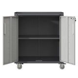 Heavy-Duty Metal Garage Storage Cabinet with Wheels - Sturdy and Durable Tool Storage Cabinet for T2398P222831
