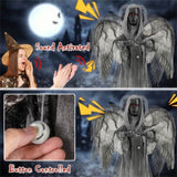 5.5-foot Halloween decorations with wing flutter 79834947