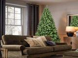 Artificial 7ft Green LED-lit Christmas Tree with 1072PVC Mixed Branch Tips,Hinged Premium & Foldable 24075758