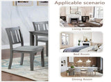 Wooden Dining Chairs Set of 4, Kitchen Chair with Padded Seat, Upholstered Side Chair for Dining 36989505
