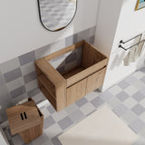 30 Inch Bathroom Vanity With Open Shelf, KD-PACKING W99956039