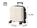 PP Trolley Case 20in 24in 28in 3PCS Suitcase Set Off White 59145631