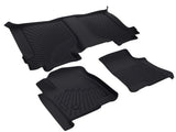 3x Floor Mats Liners Kit fit for Chevy Silverado 1500 Crew Cab 2019-2025 TPE New 17744808