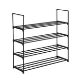 ZUN 4 Tiers Shoe Rack Shoe Tower Shelf Storage Organizer For Bedroom, Entryway, Hallway, and Closet 80345388