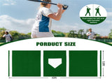 10ft x 3ft Softball Pitching Mat with Artificial Turf, Indoor & Outdoor Training Aid for Pitching 39819256