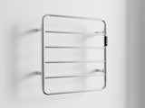 18.7" Heated Towel Rack for Bathroom,Wall Mounted with Intelligent Touch Screen Timer, 6-Bar Towel 60822670