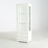 71'' Tall Display Cabinet with Single Upholstered Glass Door, China Cabinet, Wine Cabinet with 5 N845P277577W