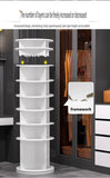 8 Tier Rotating Shoe Rack Tower, Spinning Shoe Display, Shoe Organizer,360 Shoe Rack Storage Round W2641P303444