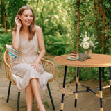 4 Pieces Patio Dining Chair Set, Outdoor Rattan Chairs for Patio, Backyard, Balcony, Garden 48338884