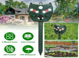 5Setting Outdoor Ultrasonic Deterrent Unit, Solar and Micro USB Dual Charging, PIR Motion 41317936