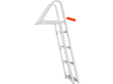 Dock Ladder, Removable 4 Steps, 350 lbs Load Capacity, Aluminum Alloy Pontoon Boat Ladder with 4'' T3342P492229