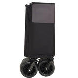 Multi-Functional Push-Pull Folding Wagon Cart with Rotating Handle & 360&deg All-Terrain Wheels W2932P289380