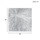 Hand Painted Dimensional Resin Wall Art B03599361