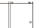 60" W x 76" H Sliding Frameless Shower Door in Matte Black with Clear Glass W2287P342057