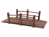 Arch Bridge Small Wooden Bridge Courtyard Outdoor Anticorrosive Wood Landscape Bridge Carbonization 35436544